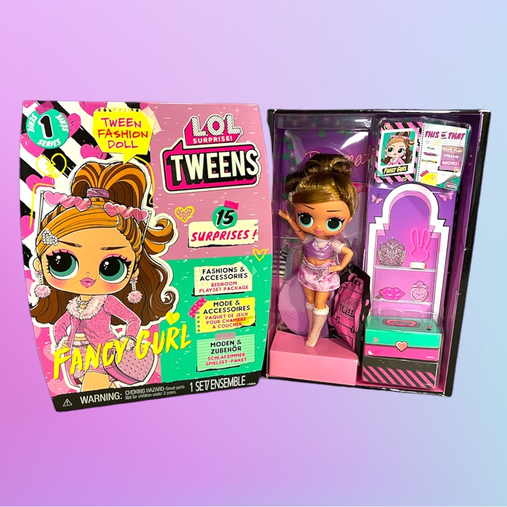L.O.L. SURPRISE! TWEENS FASHION DOLL PLAYSET BNIB “FANCY GURL” SERIES ONE